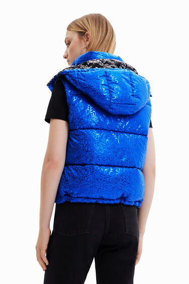 Logo quilted gilet | Desigual