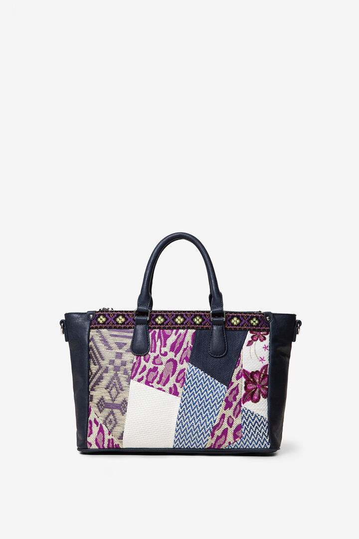 Tasche mit Stoff- und Textur-Patches | Desigual
