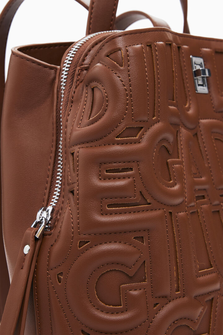 Medium backpack with perforated letters | Desigual