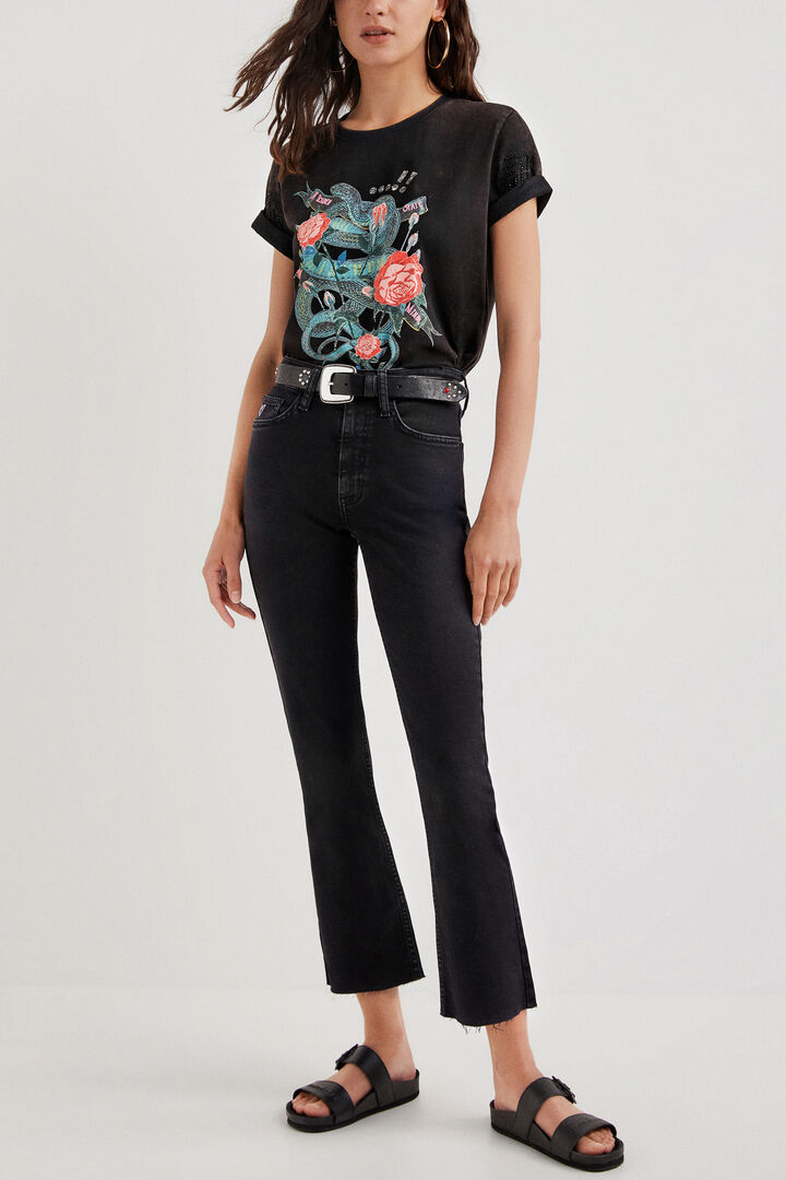 Arty snake T-shirt | Desigual
