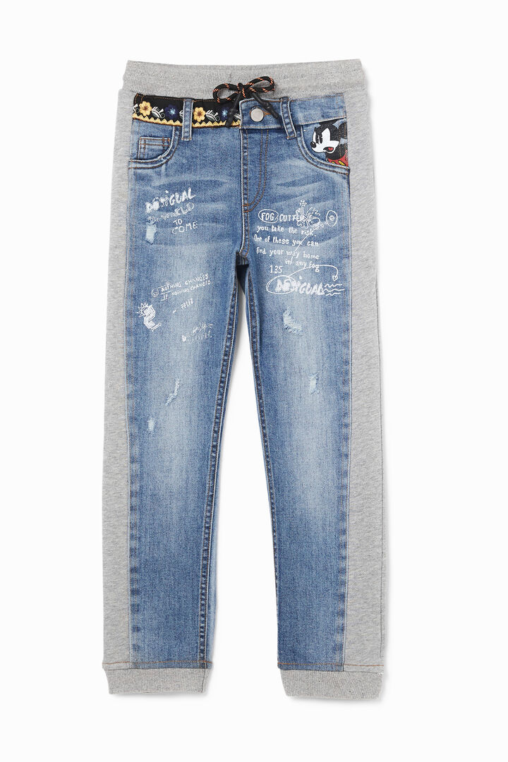 Pantalón bimateria Mickey Mouse | Desigual