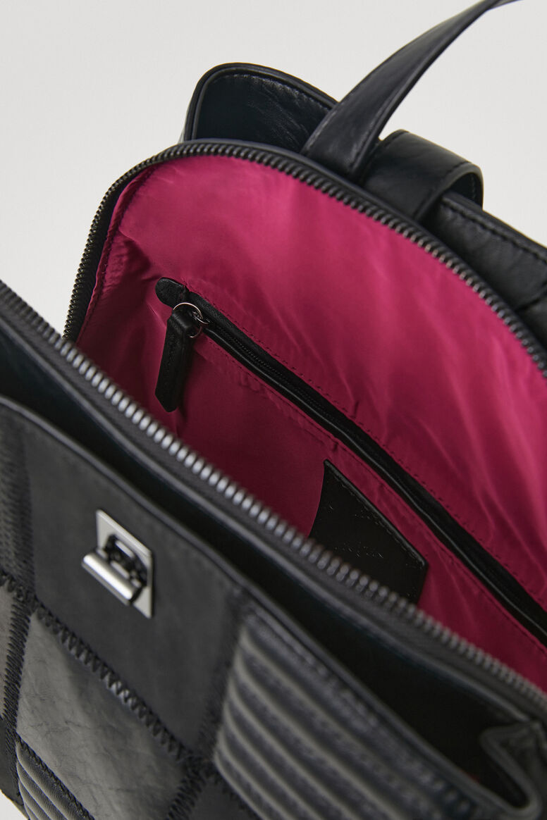 Leather effect backpack textures