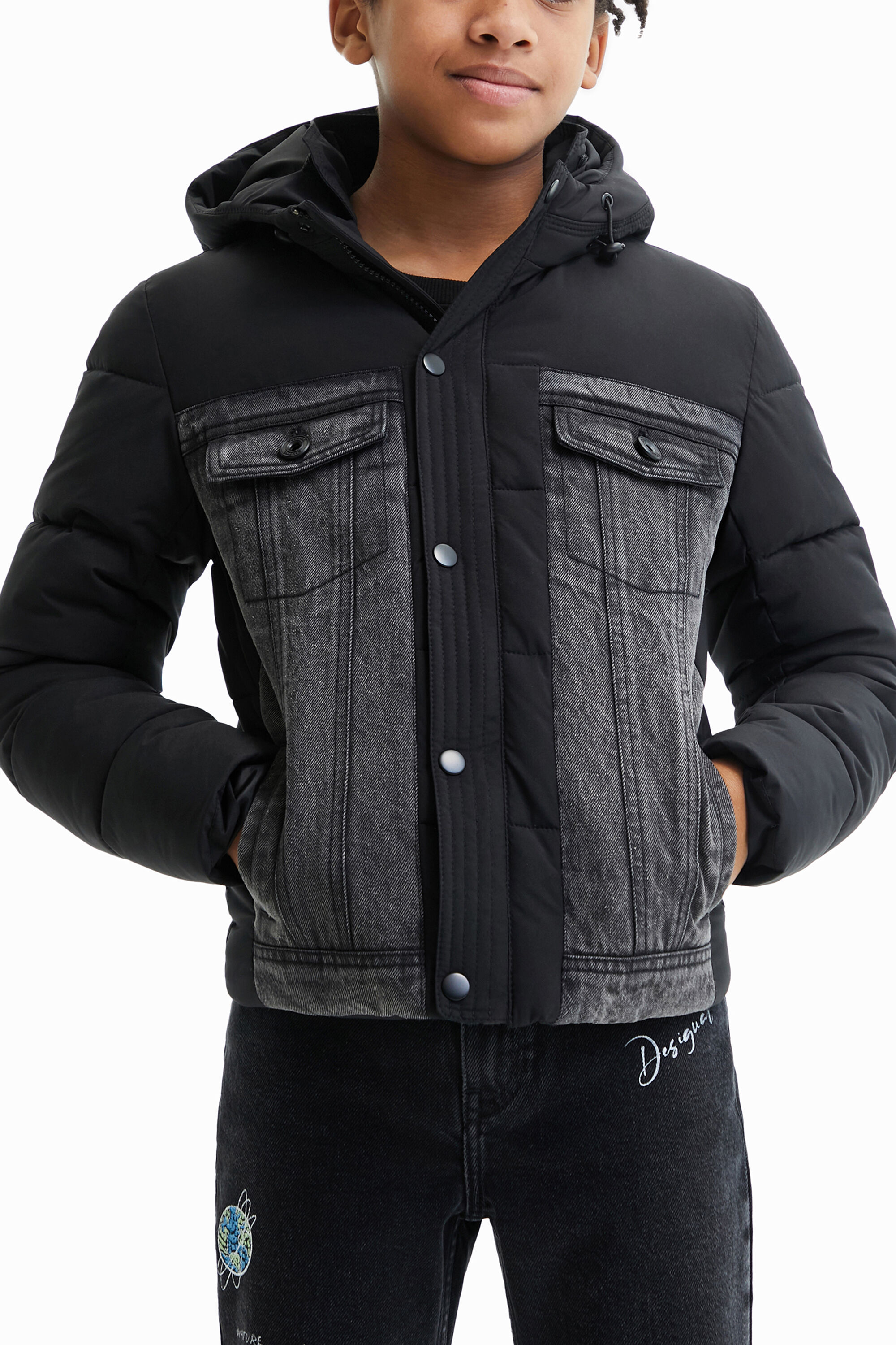 Chaqueta padded hibrida