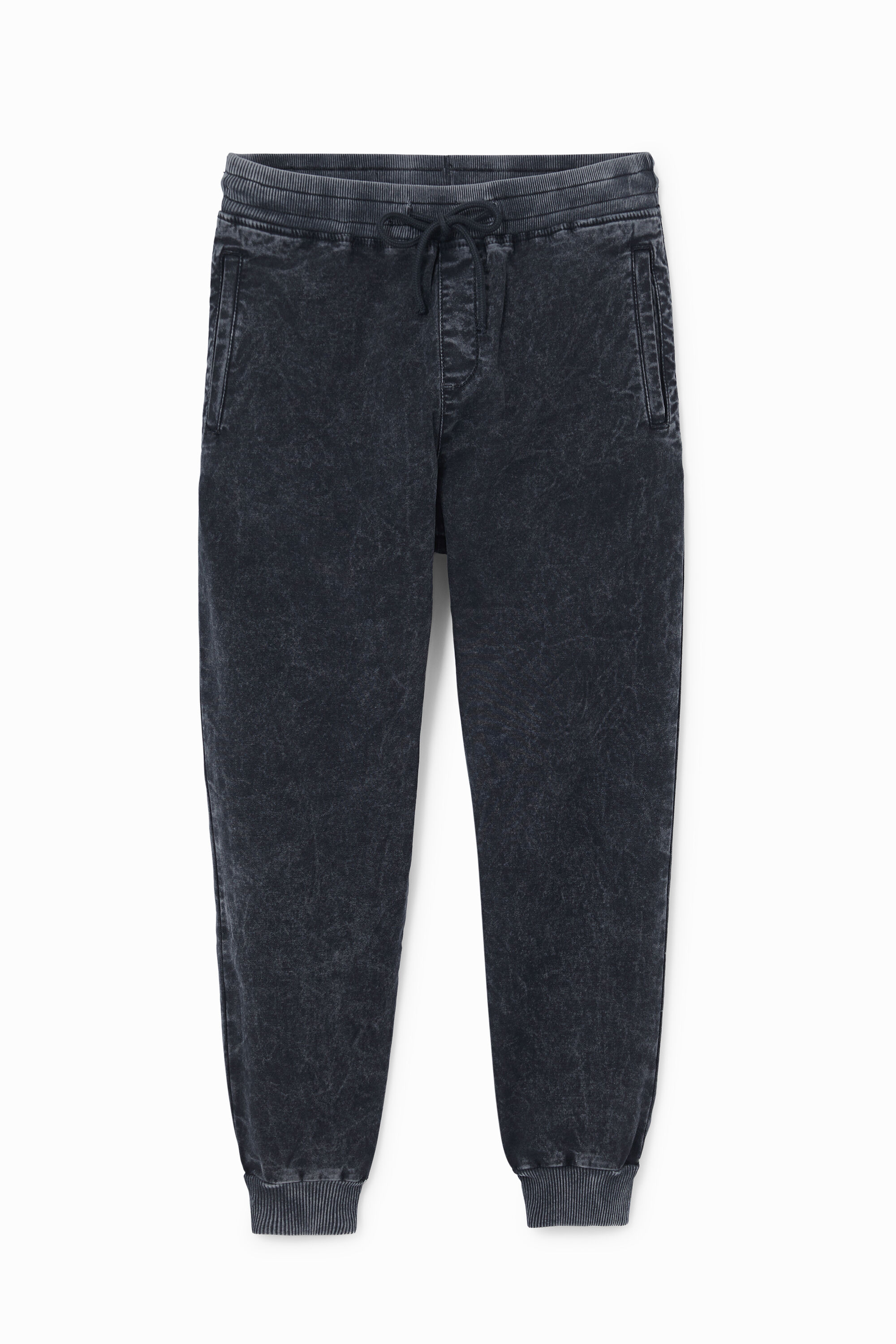 Denim joggers