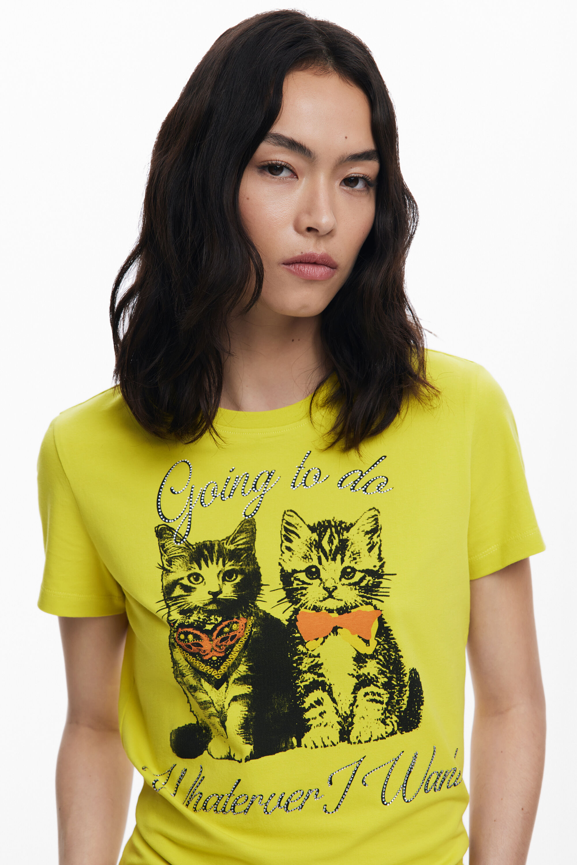 猫の半袖Tシャツ 女性用 I Desigual.com