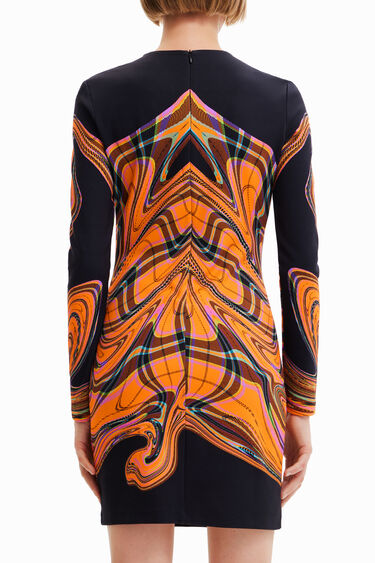 María Escoté slim short dress | Desigual