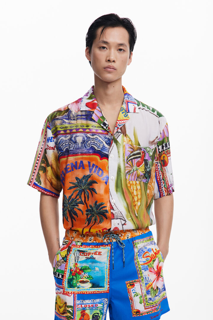 Postcard swimsuit | Desigual