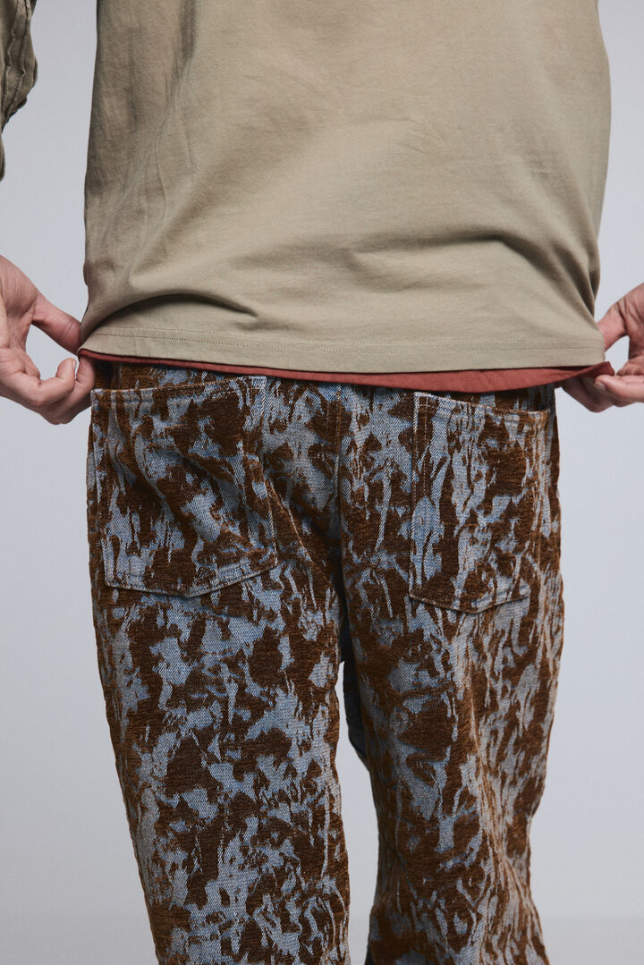 Straight textured pants | Desigual