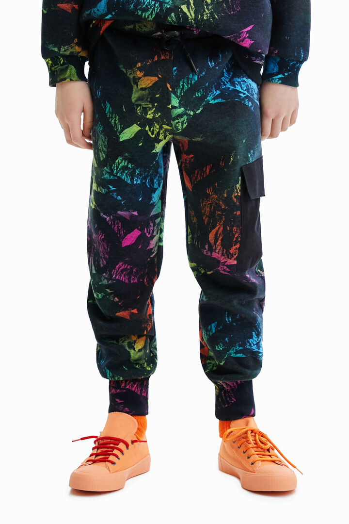 Pantalón jogger estampado digital | Desigual