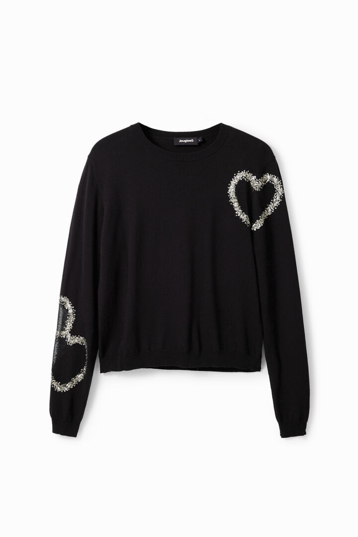 Jersey fino slim corazones | Desigual