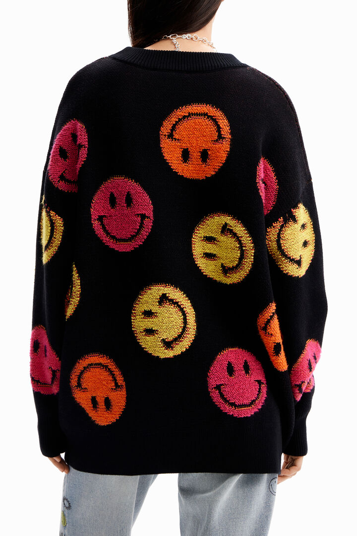 Oversize-Pullover Smiley® | Desigual