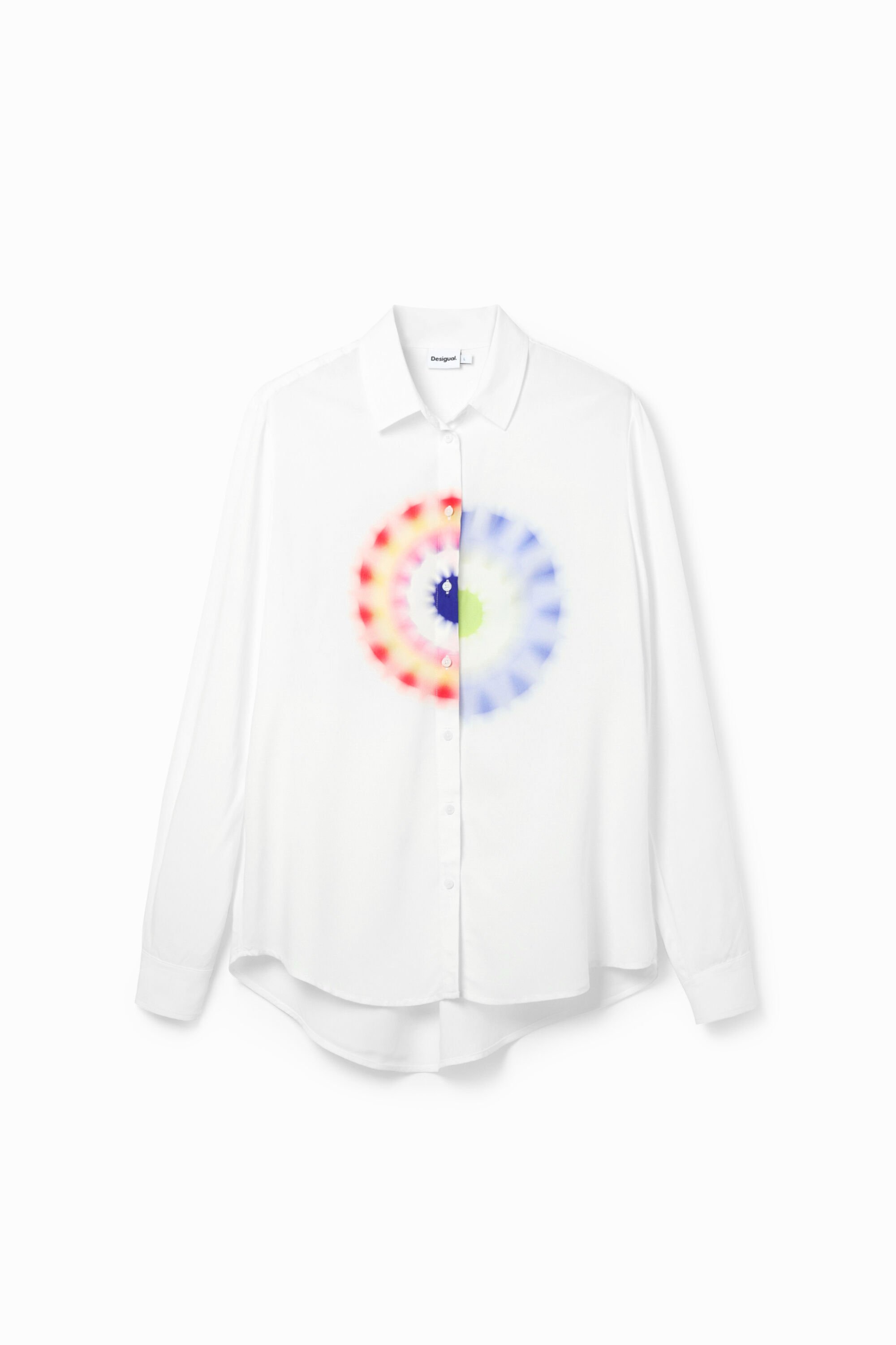 Geometric viscose shirt