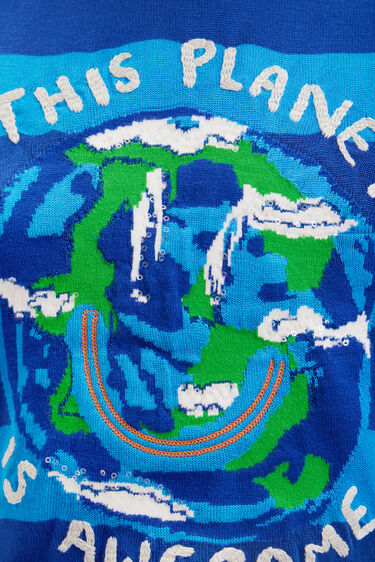 Jersey corto rayas Planet | Desigual