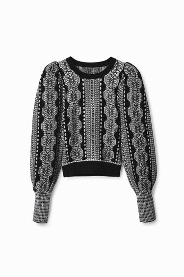 Pullover mit Puffärmeln | Desigual