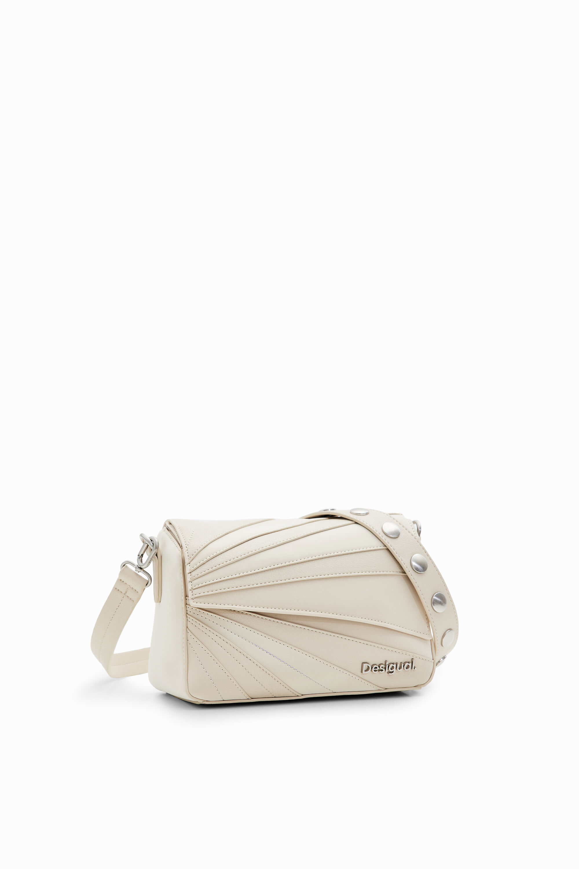 Bolso S patch texturas - WHITE - U