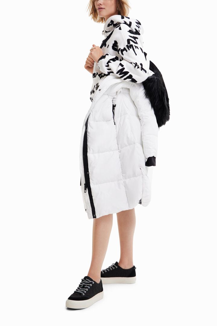 Langer Steppmantel Gürtel | Desigual
