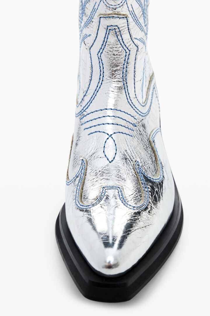 Metallic cowboy boot | Desigual