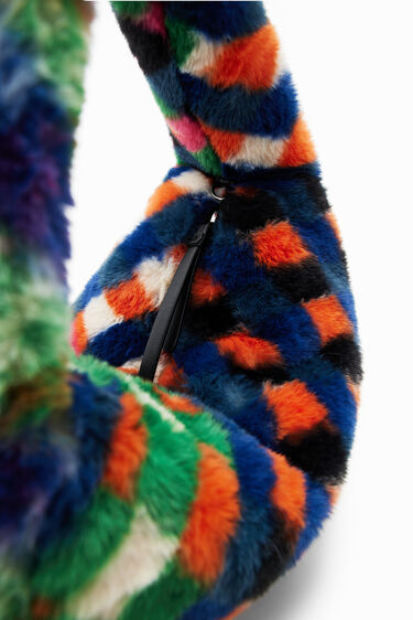 Bossa efecte pèl rombes | Desigual
