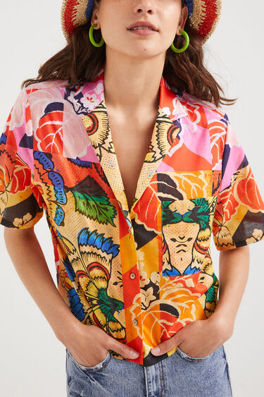 Koszula w tropikalny deseń M. Christian Lacroix | Desigual
