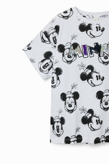 T-shirt Minnie Mouse paillettes réversibles | Desigual