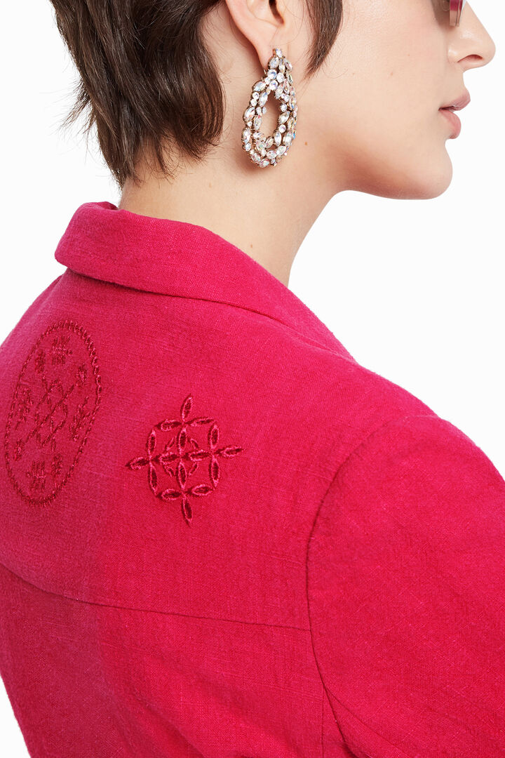 Americana fucsia troquelada | Desigual