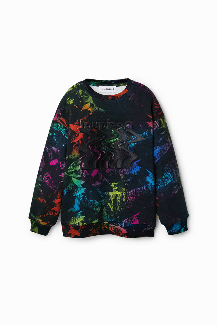 Sweatshirt met digitale print