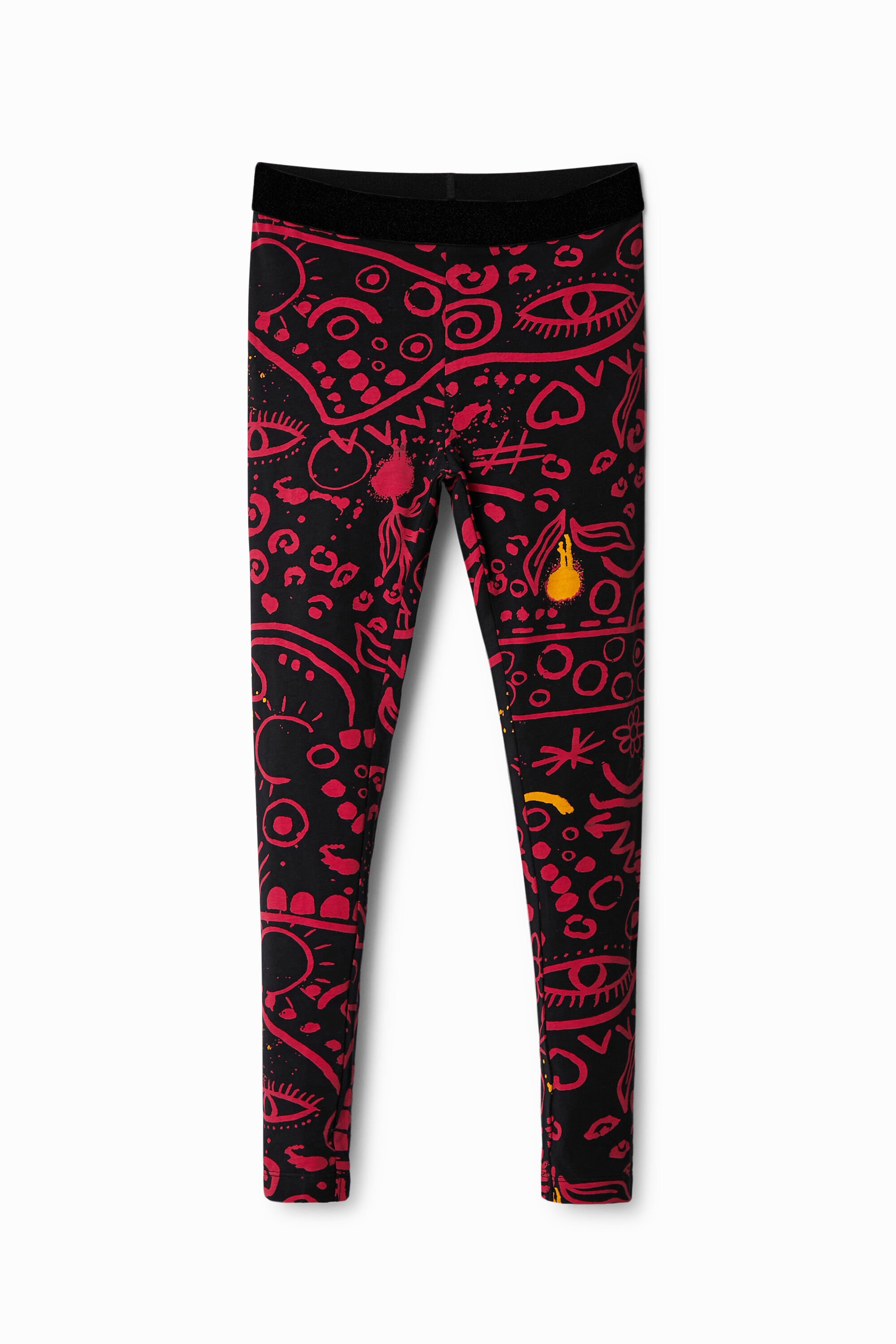 Legging slim dessins - Desigual - Modalova