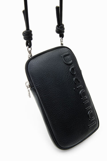 Leather-effect wallet smartphone holder | Desigual