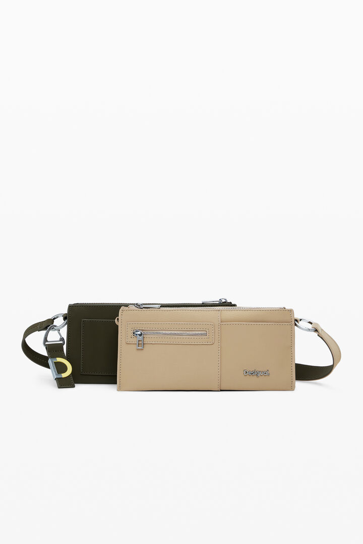 Bolso convertible bicolor pequeño | Desigual