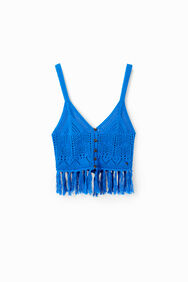 Top cropped ganxet | Desigual