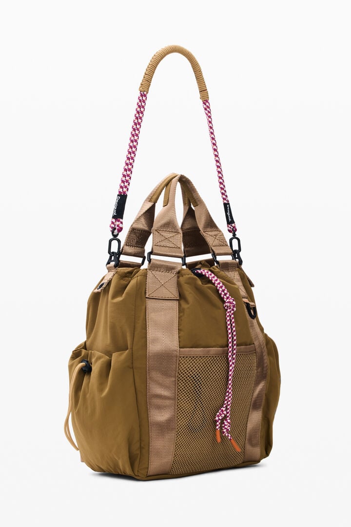 Mochila mediana multiposición nylon | Desigual