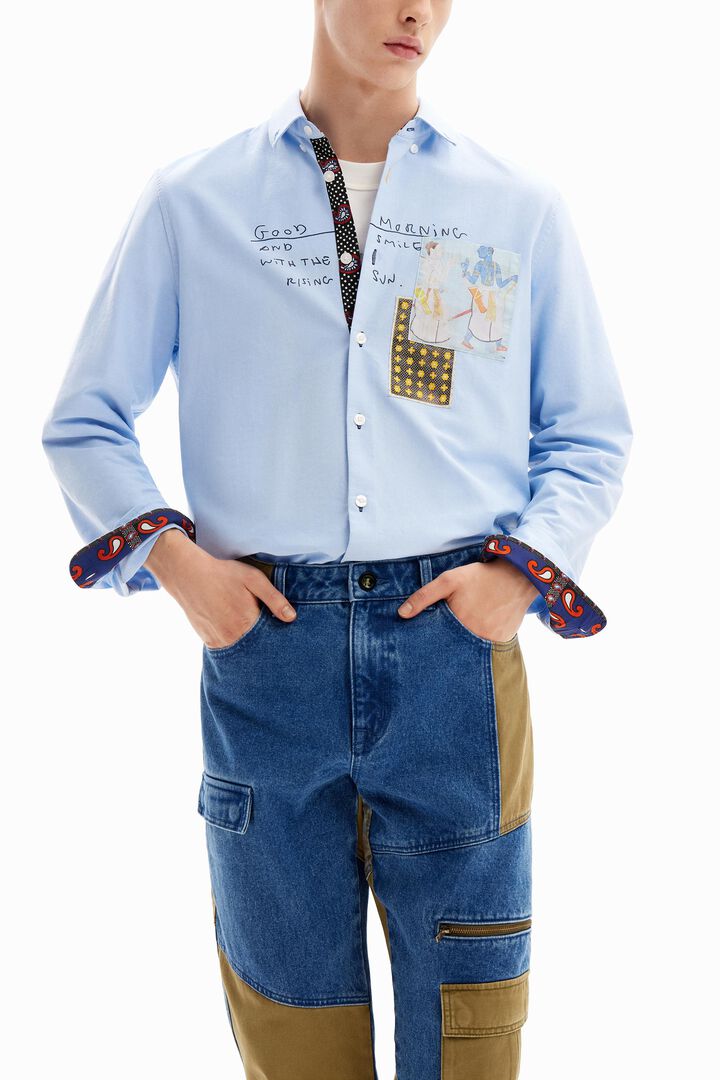 Denim cargo trousers | Desigual