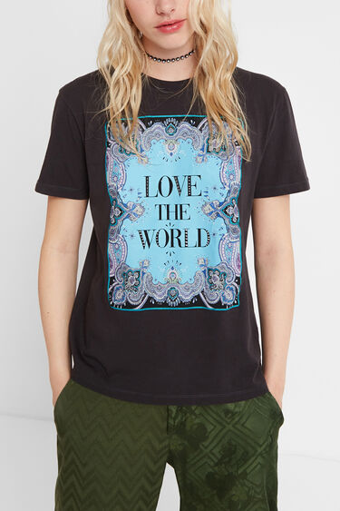 LOVE THE WORLD T-shirt | Desigual