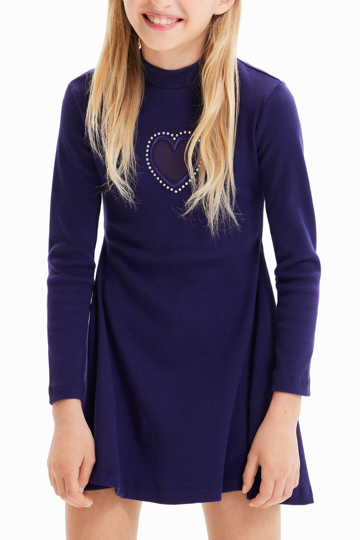 Heart cut-out dress | Desigual