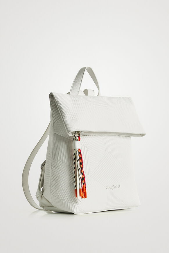 Striped geometric backpack | Desigual