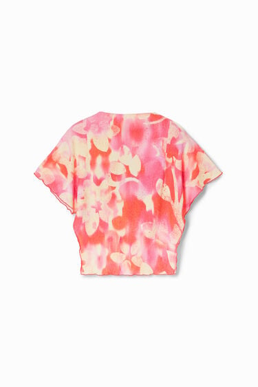 Floral textured blouse | Desigual