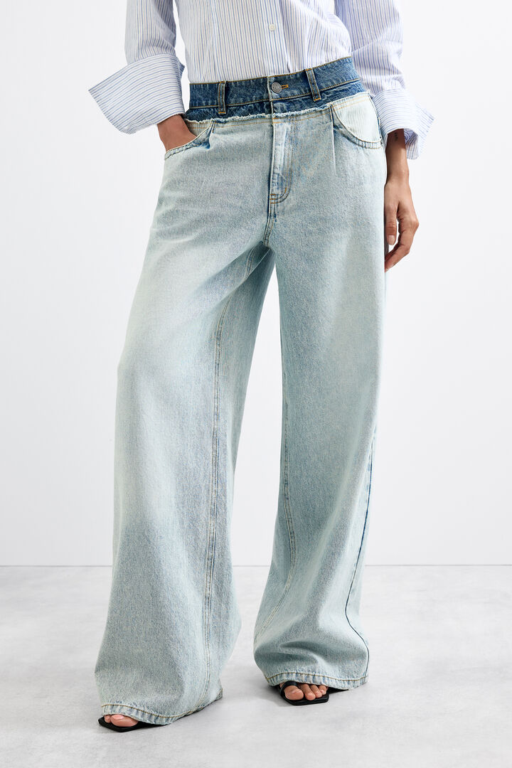 Cal&ccedil;a jeans Wide Leg