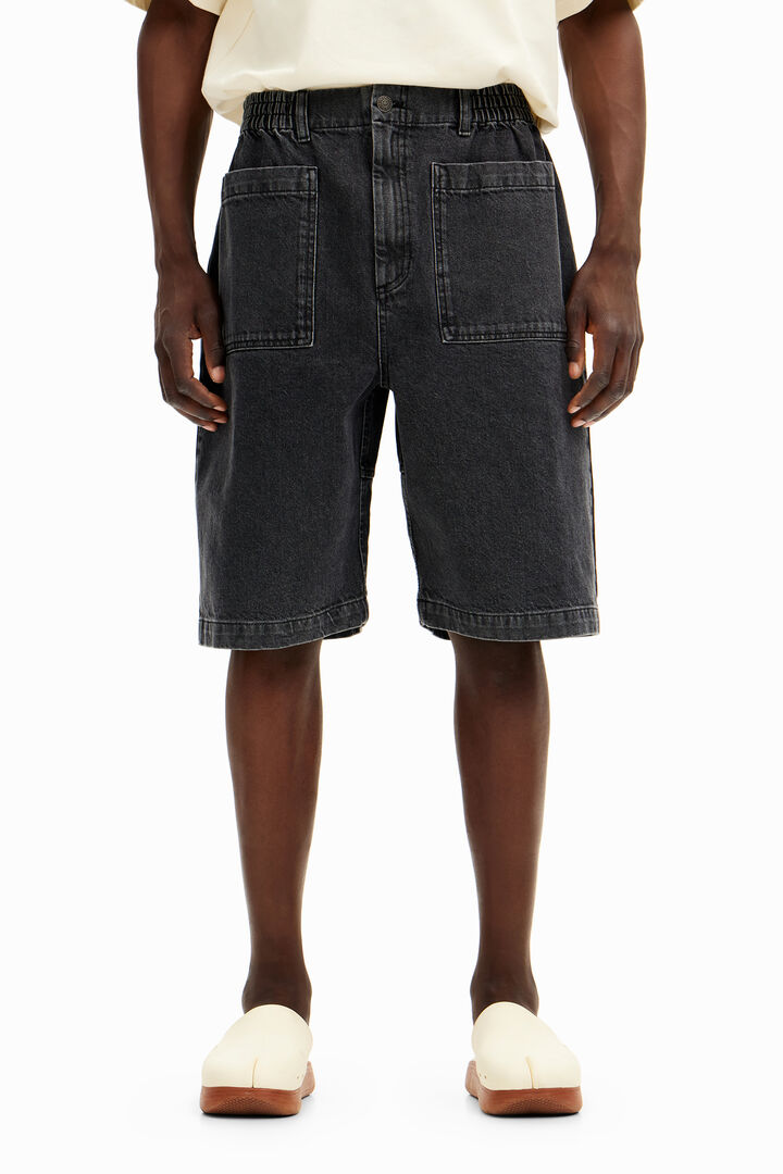 Denim shorts with pockets | Desigual
