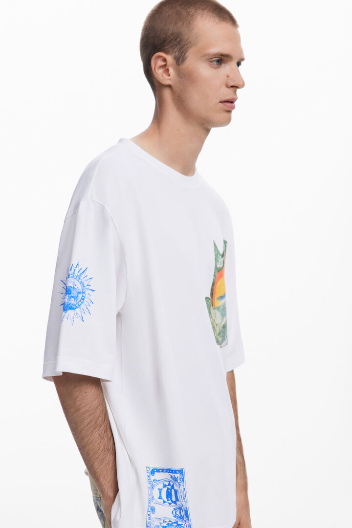 Arty print T-shirt | Desigual