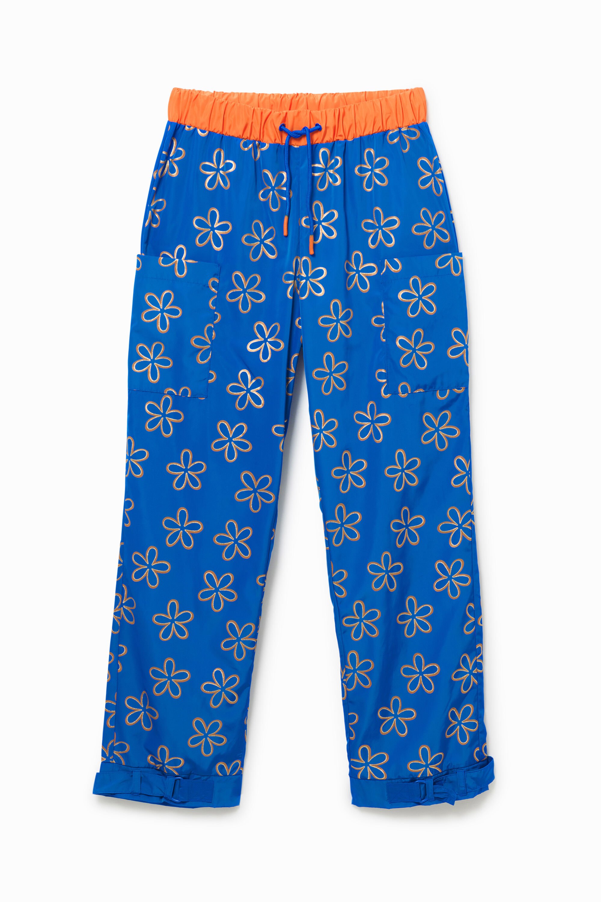 Lange geblümte Hose