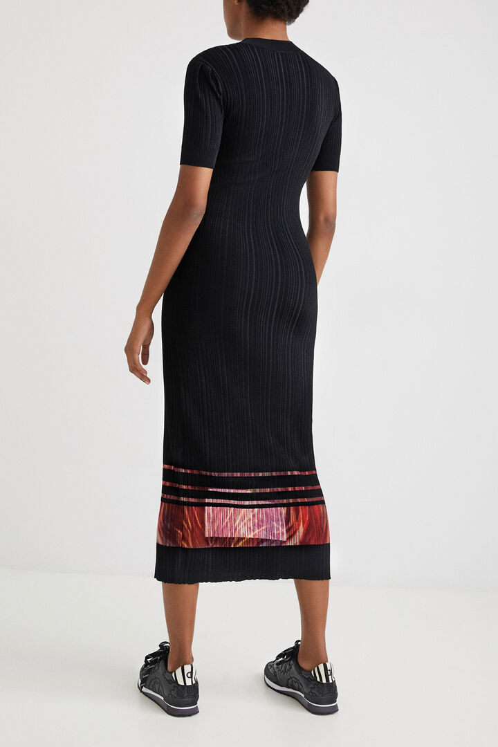 Pleated midi-dress | Desigual