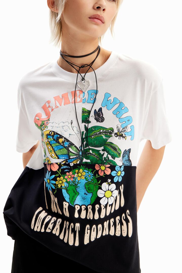 Retro patchwork T-shirt | Desigual