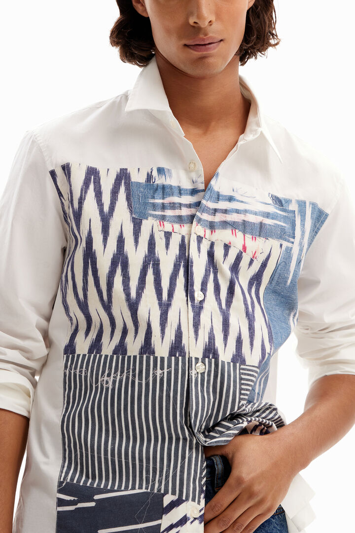 Ikat patchwork shirt | Desigual