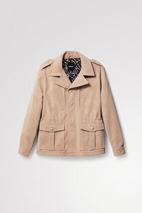 Straight-cut jacket with pockets