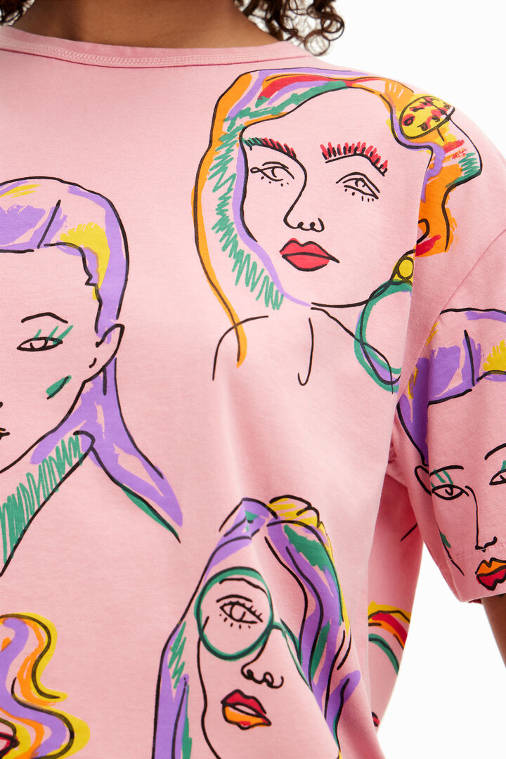 Arty faces T-shirt | Desigual