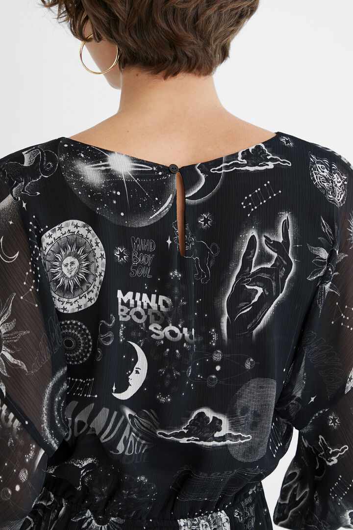 Viscose print dress | Desigual