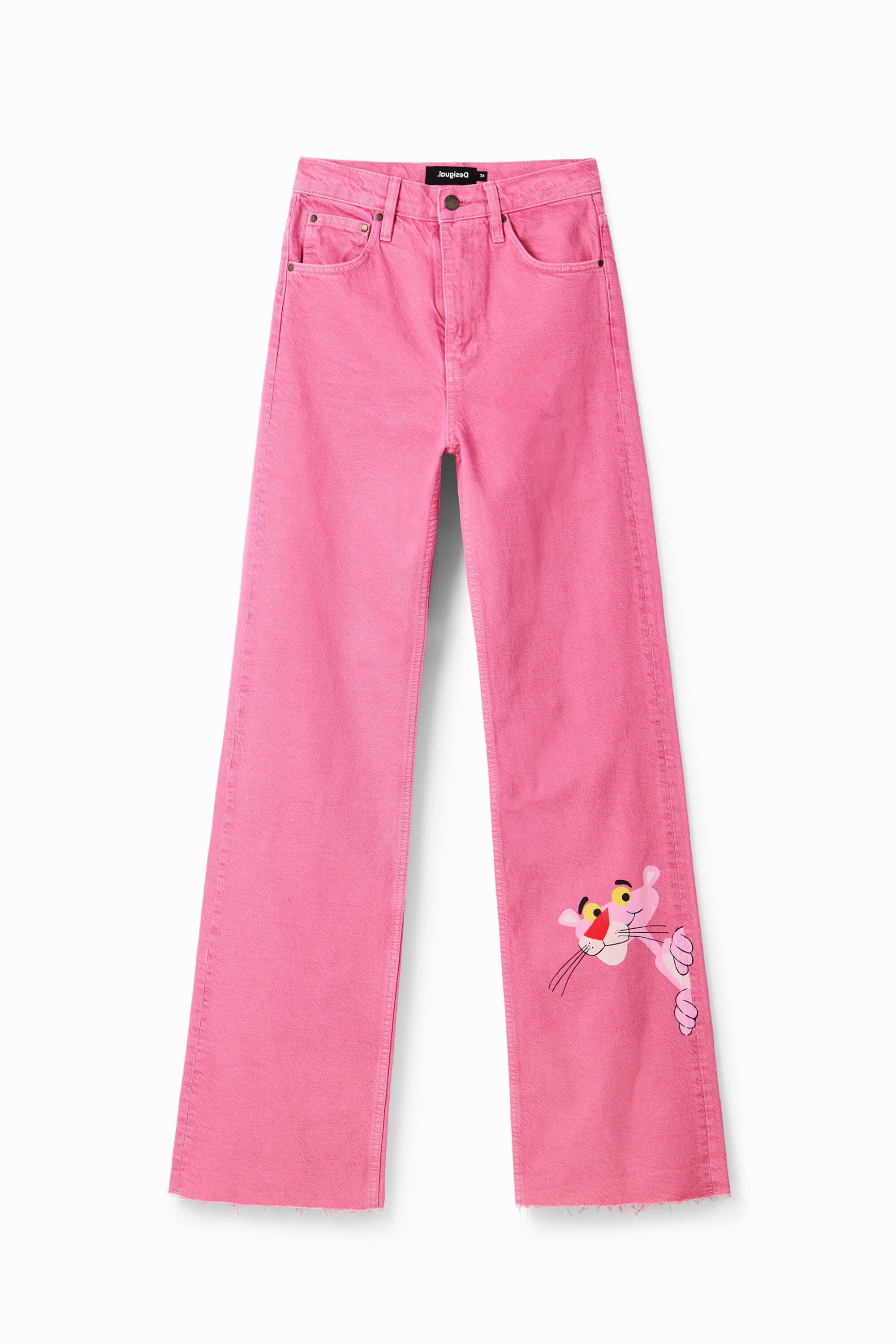 Wide leg Pink Panther jeans Desigual