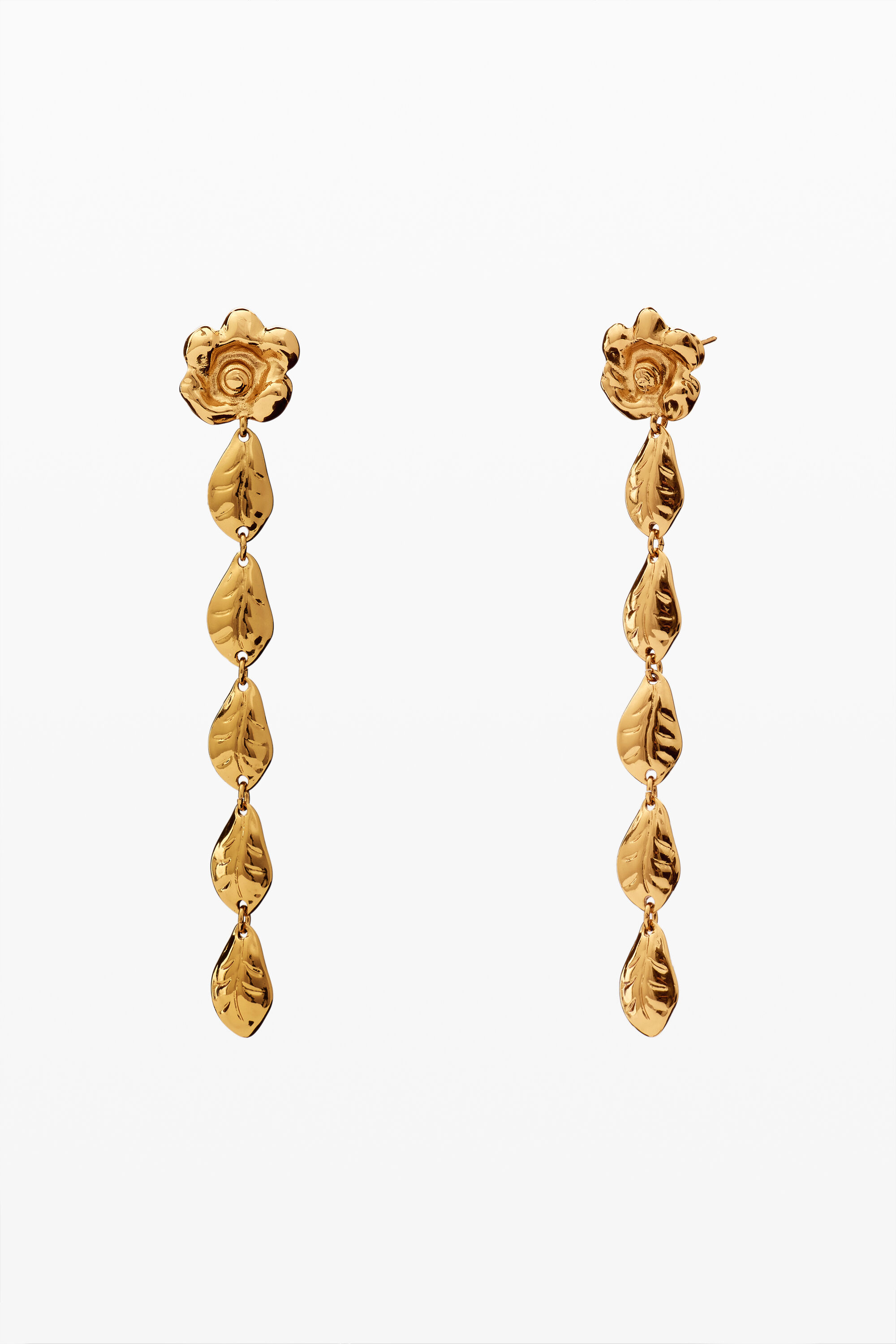 Pendientes dorados zalio - MATERIAL FINISHES - U