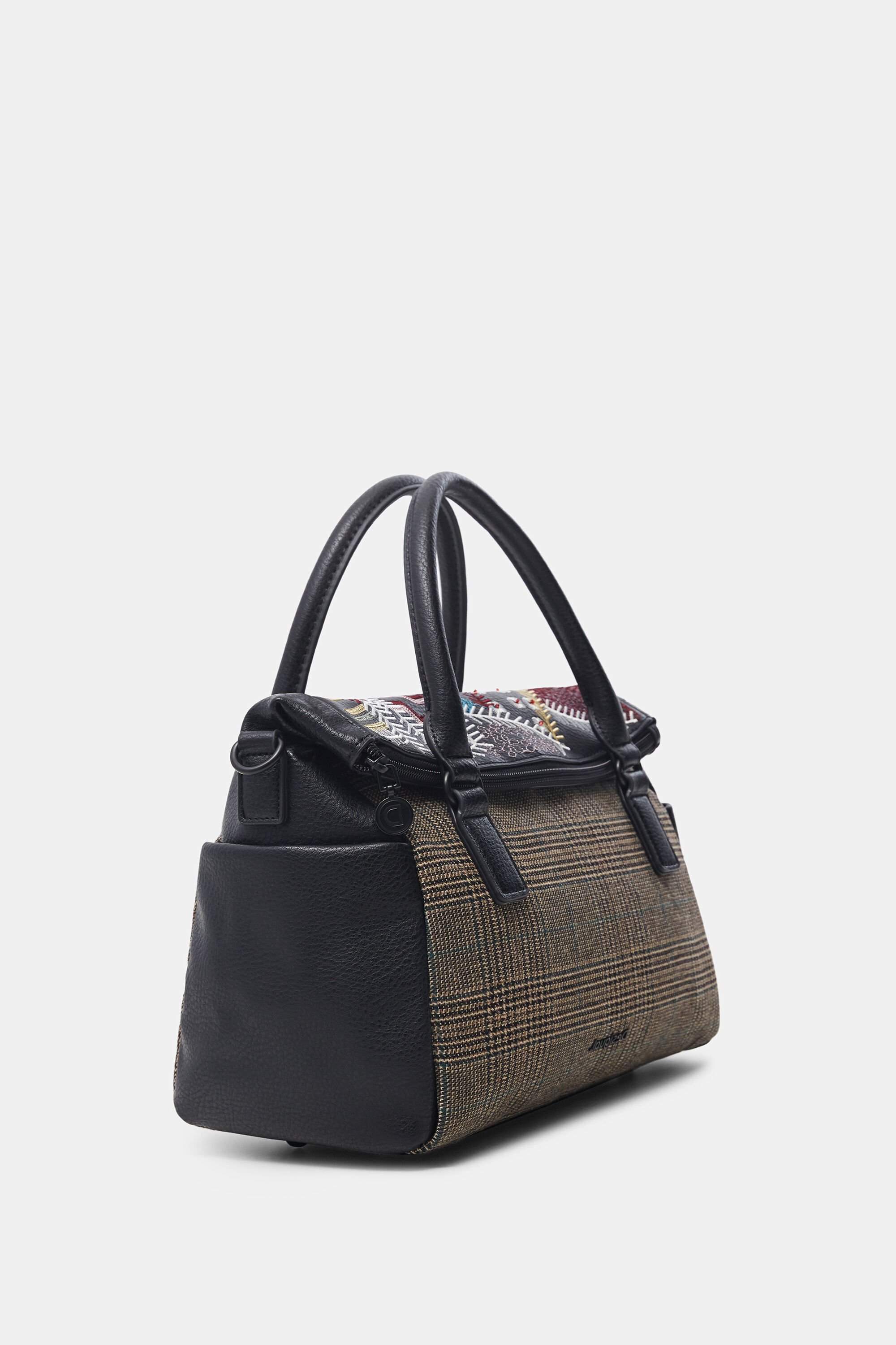 Desigual double sales handle briefcase bag