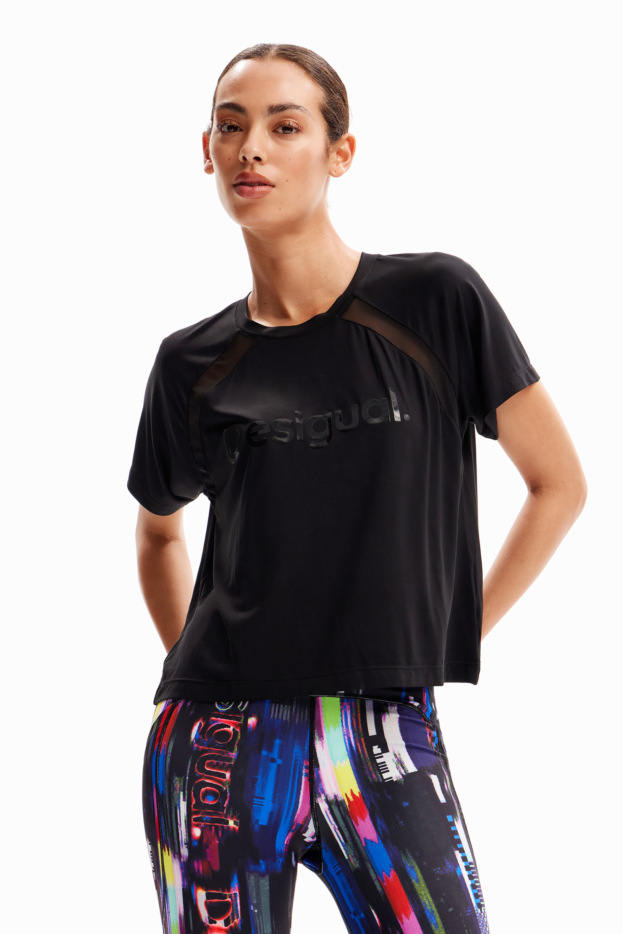 Desigual Mesh sport T-shirt